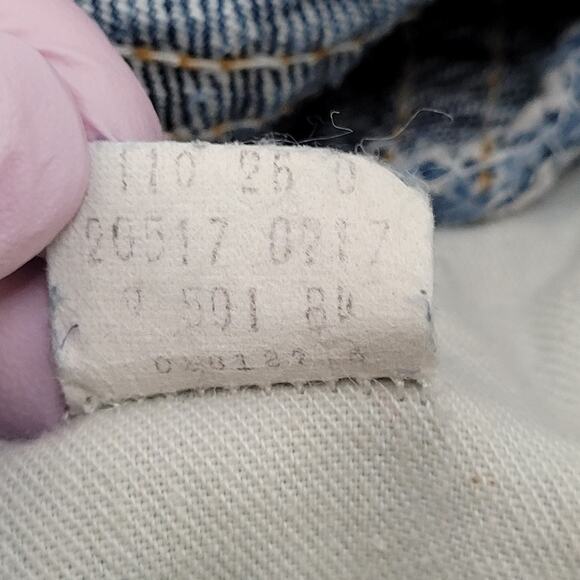 Vintage LEVIS 517 Bootcut Jeans 32x31 Western Denim Fraying - Picture 7 of 16